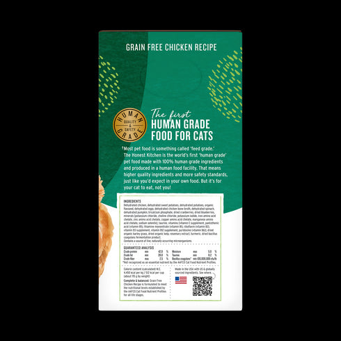The Honest Kitchen Human Grade Chicken Formula Dehydrated Grain Free Cat Food 4lb - Poudre Pet and Feed Supply